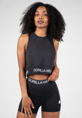 Gorilla Wear Colby Cropped Tank Top - Zwart - M - Productafbeelding
