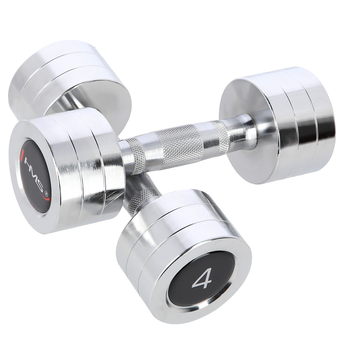 HMS Chroom Dumbbell Set - 2 x 4 kg - Hoofdafbeelding