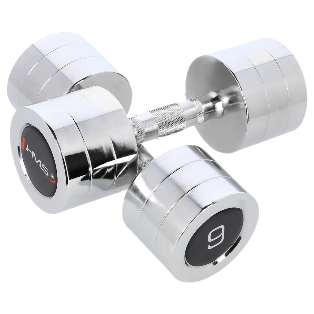HMS Chroom Dumbbell Set - 2 x 9 kg - Hoofdafbeelding
