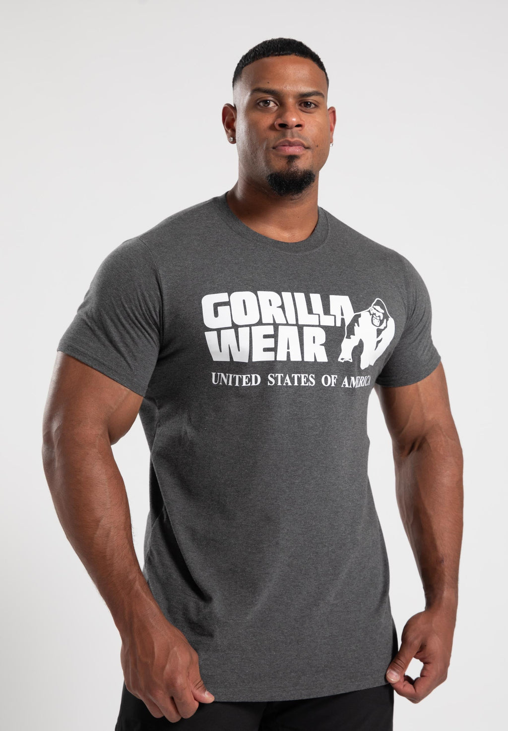 Gorilla Wear Classic T-shirt - Donkergrijs - Hoofdafbeelding