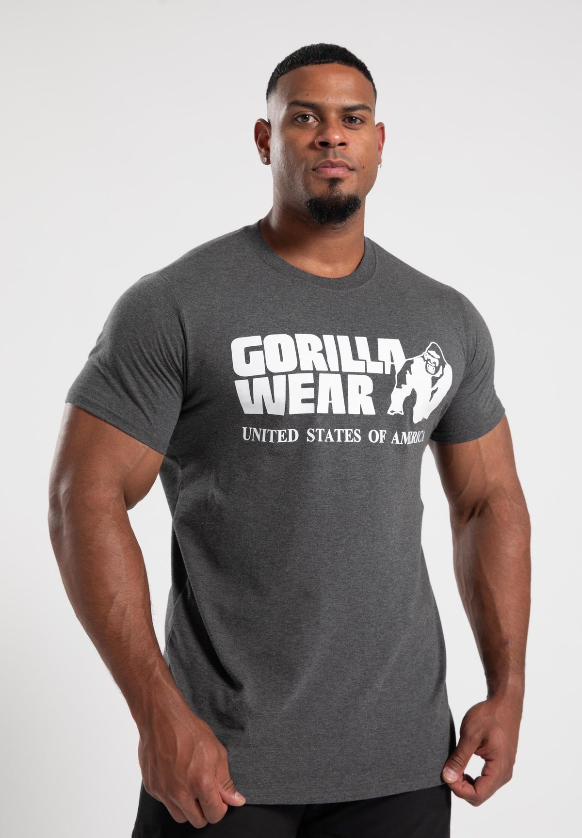 Gorilla Wear Classic T-shirt - Donkergrijs - Hoofdafbeelding