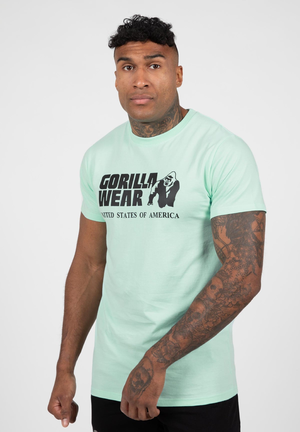 Gorilla Wear Classic T-shirt - Mint - Hoofdafbeelding