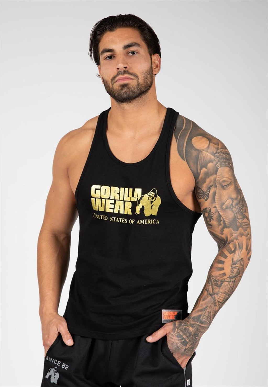 Gorilla Wear Classic Tank Top - Goud - Hoofdafbeelding