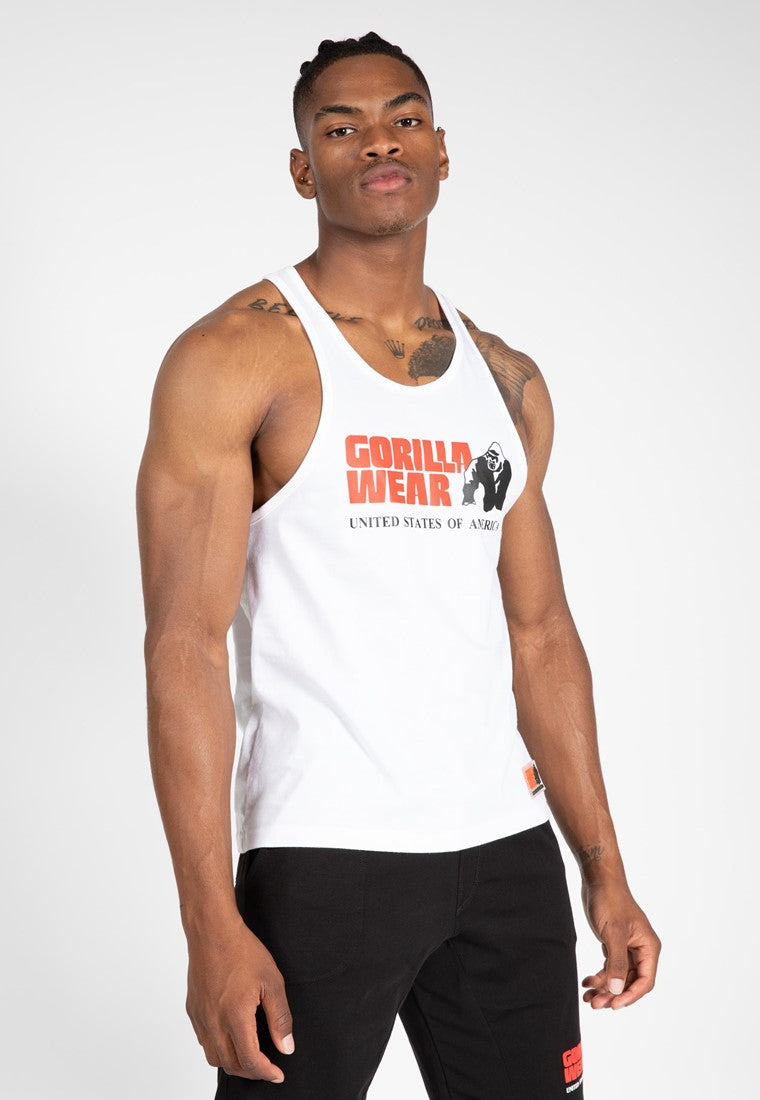 Gorilla Wear Classic Tank Top - Wit - Hoofdafbeelding