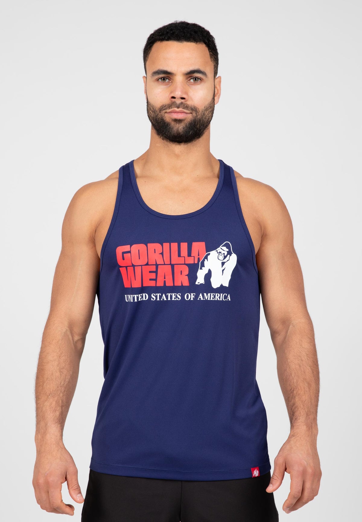 Gorilla Wear Classic Training Tank Top - Marine blauw - Hoofdafbeelding