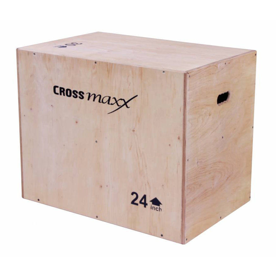 Lifemaxx Crossmaxx Houten Plyo Box - 3 hoogtes - Productafbeelding