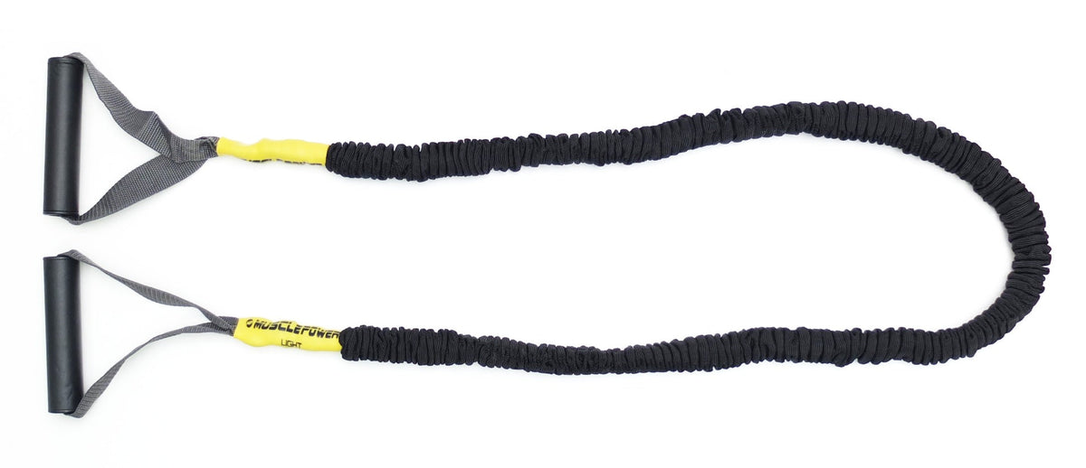 Muscle Power Fitness Power Tubes - Weerstandskabels - Geel - Light - Productafbeelding