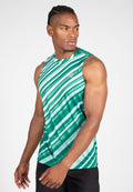 Gorilla Wear Easton Tank Top - Groen/Wit - Hoofdafbeelding