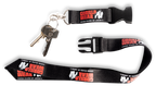 Gorilla Wear Eloy Lanyard Keycord - Zwart/Rood - Hoofdafbeelding
