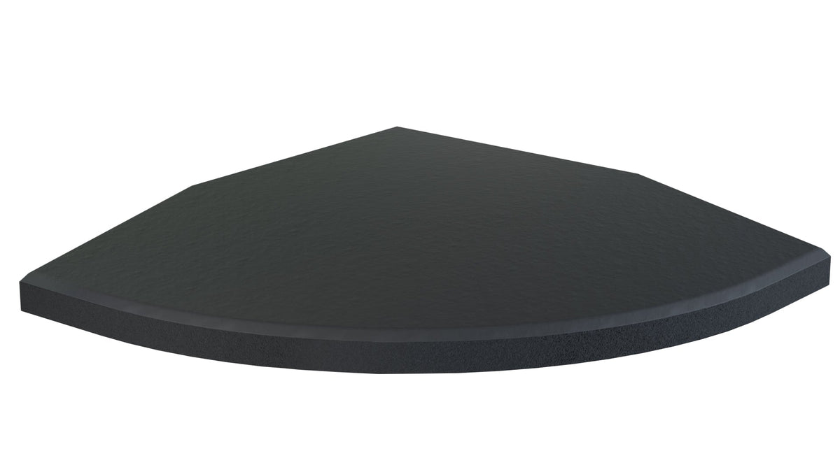 Flow Fitness Hoekprofiel Rubberen Tegel Met Waterdichte SBR-Laag - 20 x 20 x 2 cm - Hoofdafbeelding