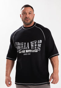 Gorilla Wear Finley Oversized T-shirt - Zwart/Grijs - Hoofdafbeelding