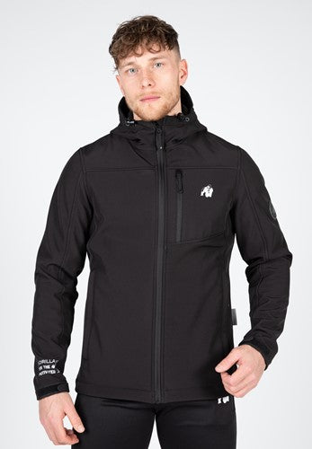 Gorilla Wear Foster Softshell Jas - Zwart - Hoofdafbeelding