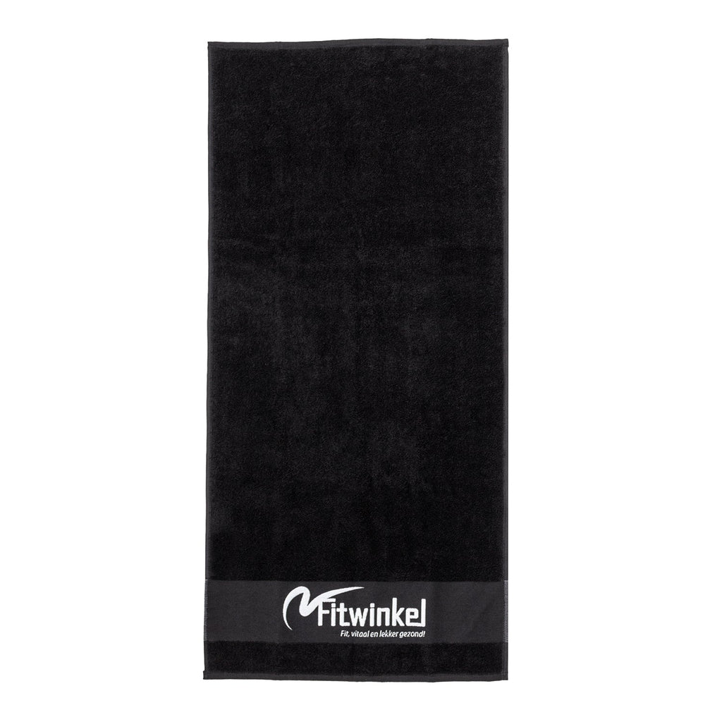 Fitwinkel Handdoek - 100 x 50 cm - Zwart - Hoofdafbeelding