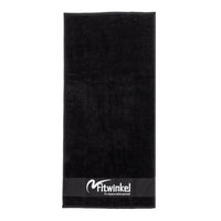 Fitwinkel Handdoek - 100 x 50 cm - Zwart - Hoofdafbeelding