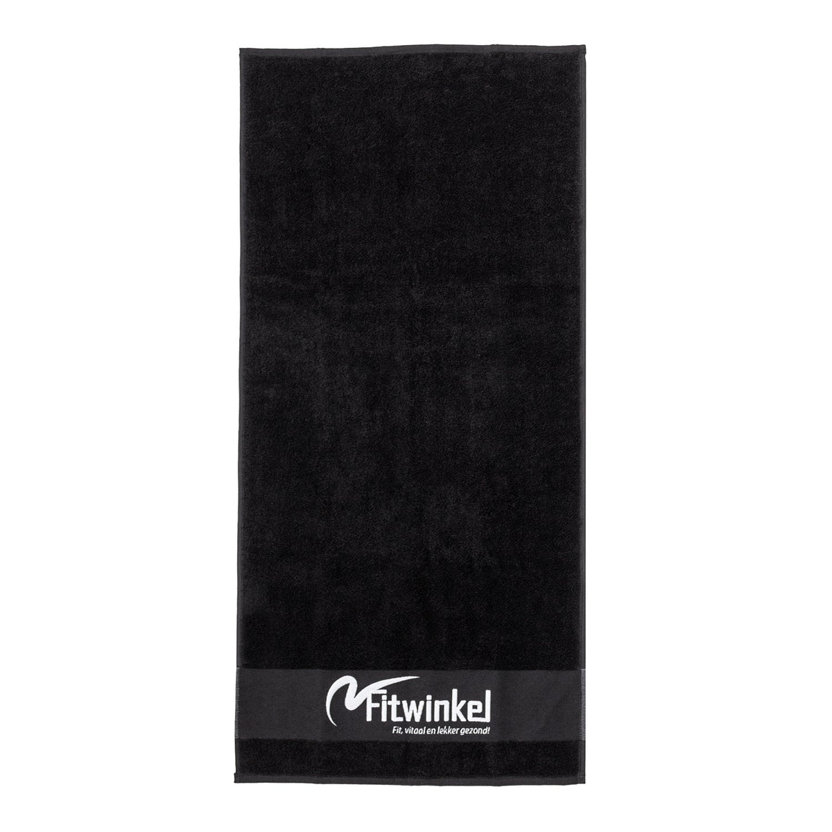 Fitwinkel Handdoek - 100 x 50 cm - Zwart - Hoofdafbeelding