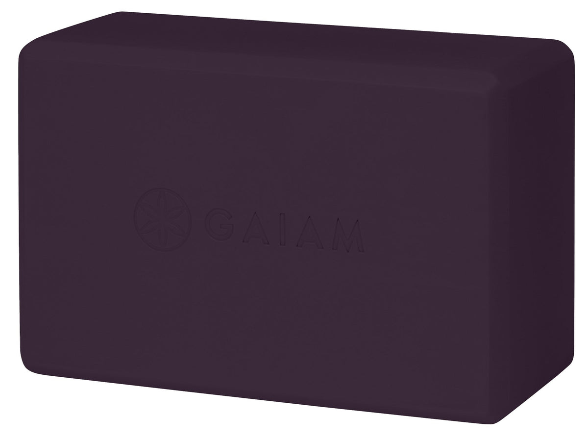 Gaiam Yoga Blok - Midnight Plum - Productafbeelding