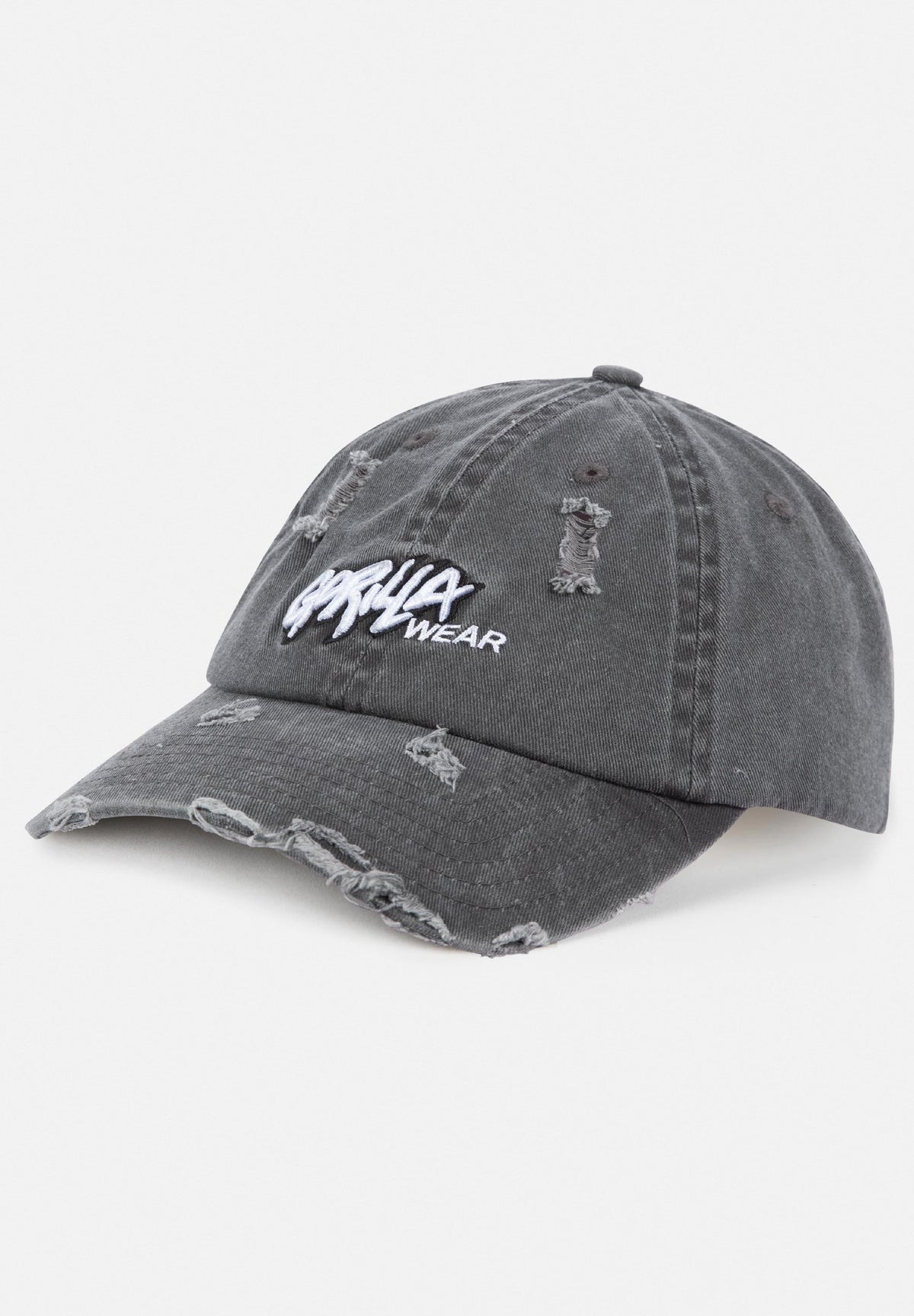 Gorilla Wear Galway Distressed Cap - Pet - Washed Grijs - Hoofdafbeelding