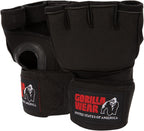 Gorilla Wear Gel Handschoenen met Omslag - Zwart/Wit - Hoofdafbeelding