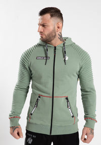 Gorilla Wear Georgia Vest met Capuchon - Groen - Hoofdafbeelding