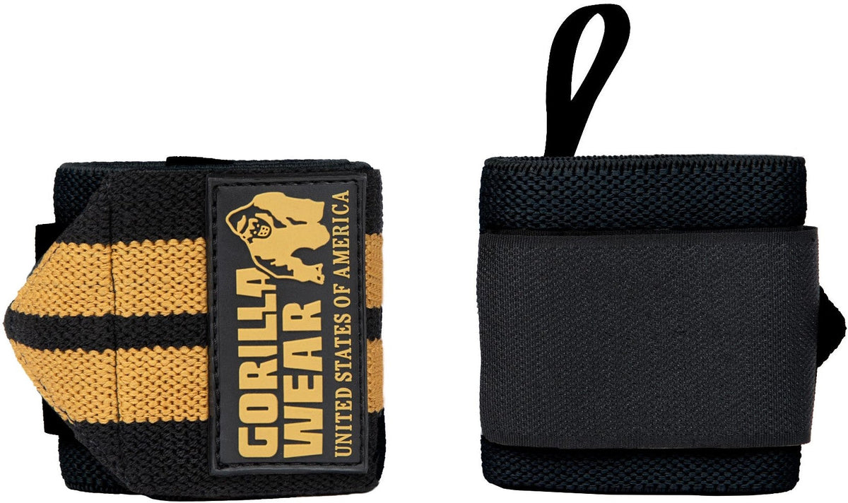 Gorilla Wear Wrist Wraps Pro - Zwart/Goud - Hoofdafbeelding