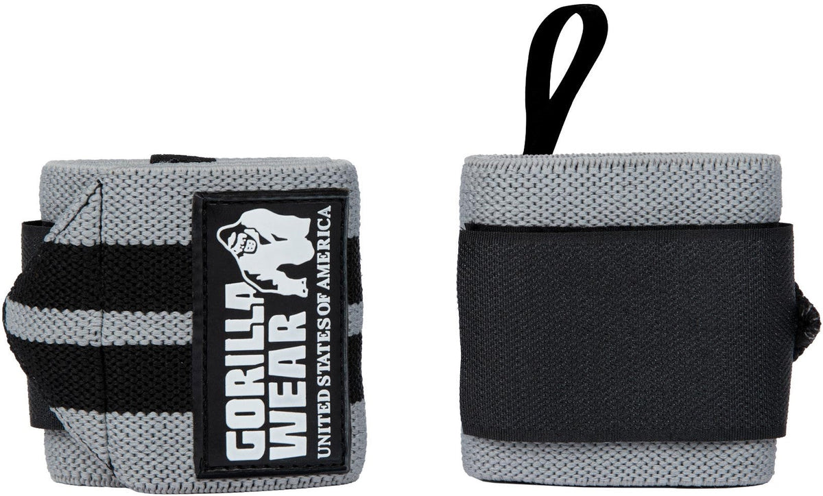 Gorilla Wear Wrist Wraps Pro - Grijs/Zwart - Hoofdafbeelding