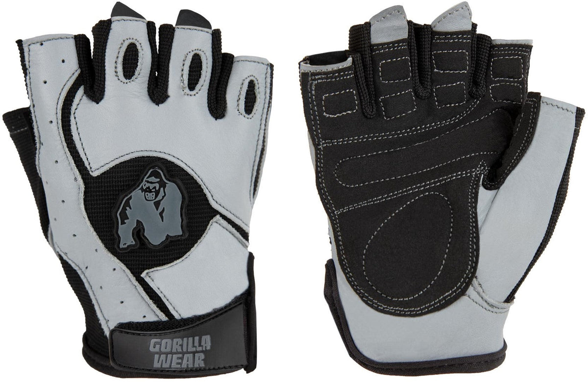 Gorilla Wear Mitchell Training Gloves - Fitness Handschoenen - Zwart/Grijs - Hoofdafbeelding