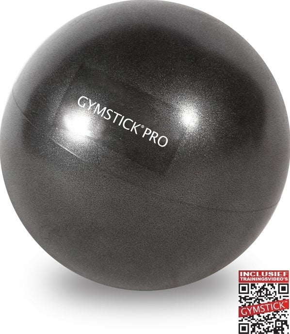 Gymstick Pro Core Pilates Bal - 22 cm - Zwart - Productafbeelding