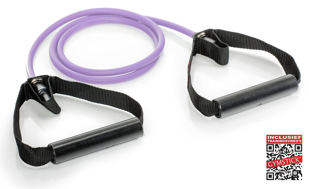 Gymstick Weerstandkabel met Handvaten - Met Trainingsvideo's - Sterk - Productafbeelding