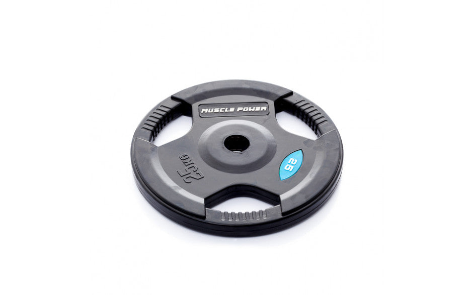 Muscle Power Rubberen Halterschijf - 50 mm - 25 kg - Productafbeelding