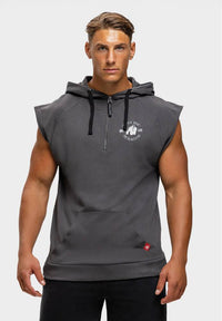 Gorilla Wear Huntley Mouwloze Hoodie - Grijs - Hoofdafbeelding
