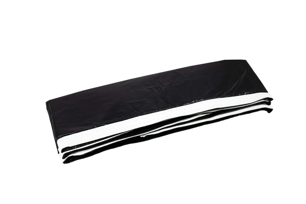 VirtuFit Inground Trampoline Beschermrand - Zwart / Wit - 183 x 274 cm - 25 mm dik - Productafbeelding