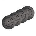 Iron Gym Halterschijven Set - 4 x 5 kg - 25 mm - Zwart - Hoofdafbeelding