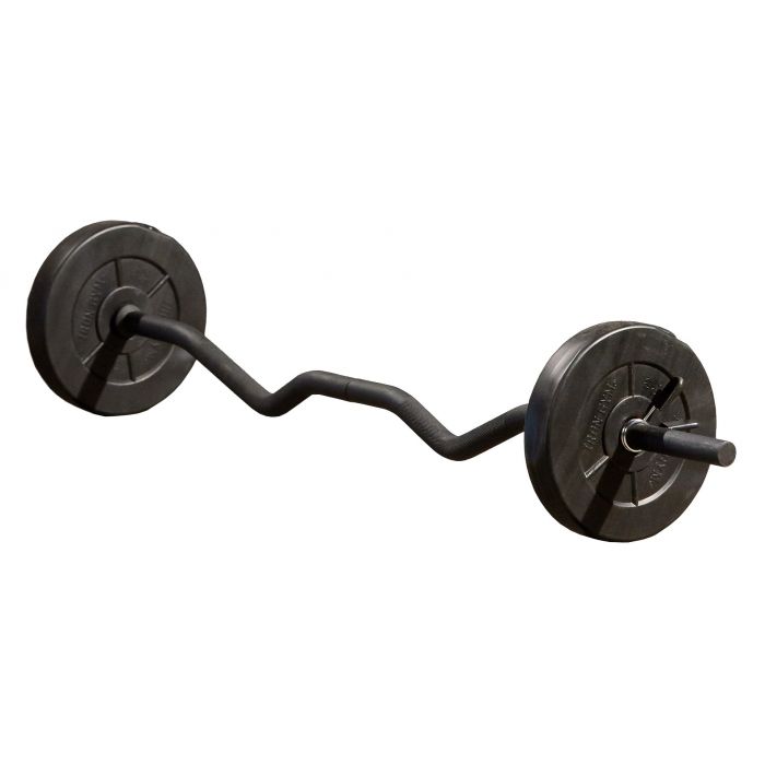 Iron Gym Verstelbare Curlstang Set - 23 kg - Zwart - Hoofdafbeelding