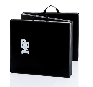 Muscle Power Tri-Fold Mat - Opvouwbare Yogamat - Zwart - Hoofdafbeelding