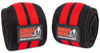 Gorilla Wear Knee Wraps - Zwart/Rood - Hoofdafbeelding