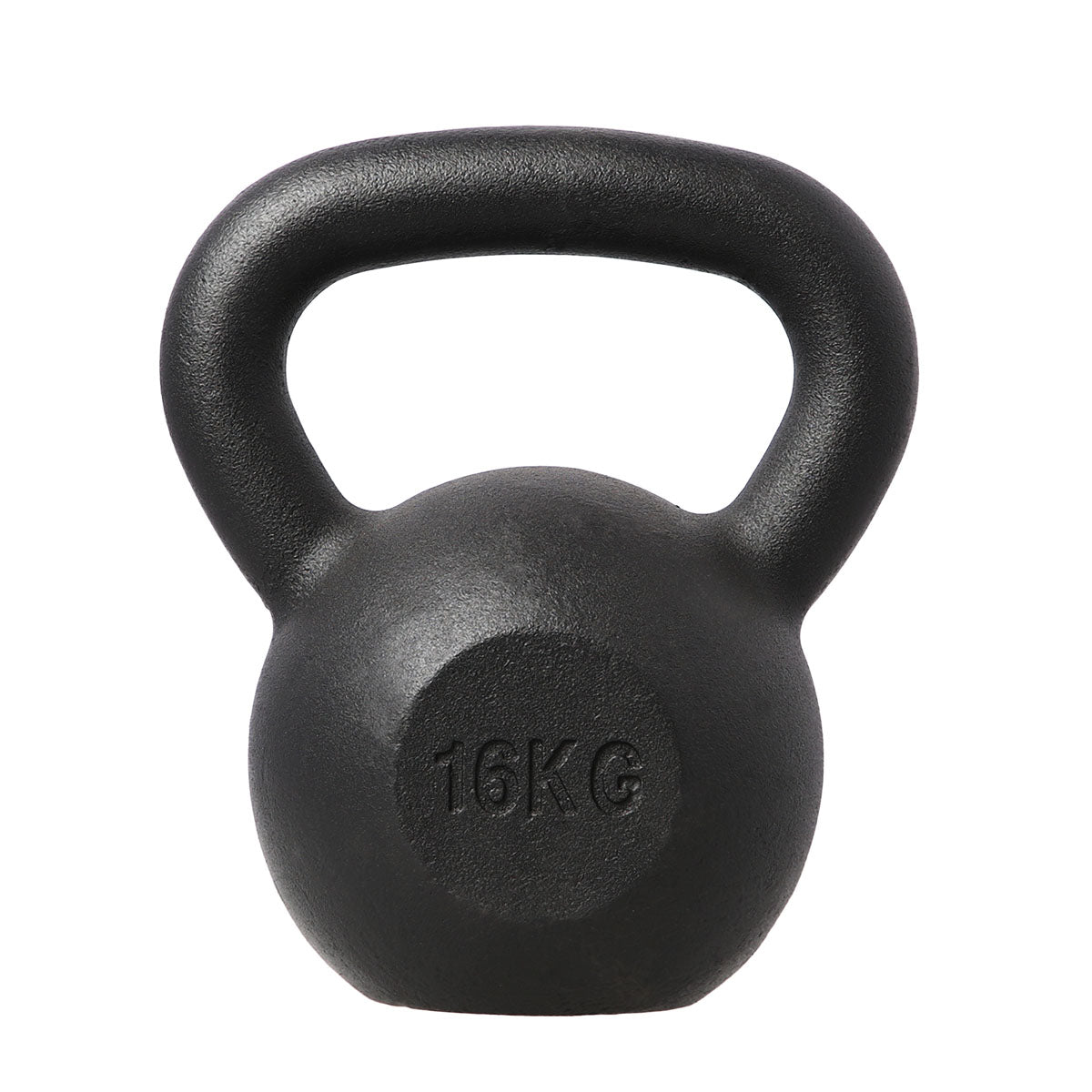 HMS Kettlebell - Gietijzer - 16 kg - Zwart - Hoofdafbeelding