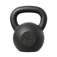 HMS Kettlebell - Gietijzer - 20 kg - Zwart - Hoofdafbeelding
