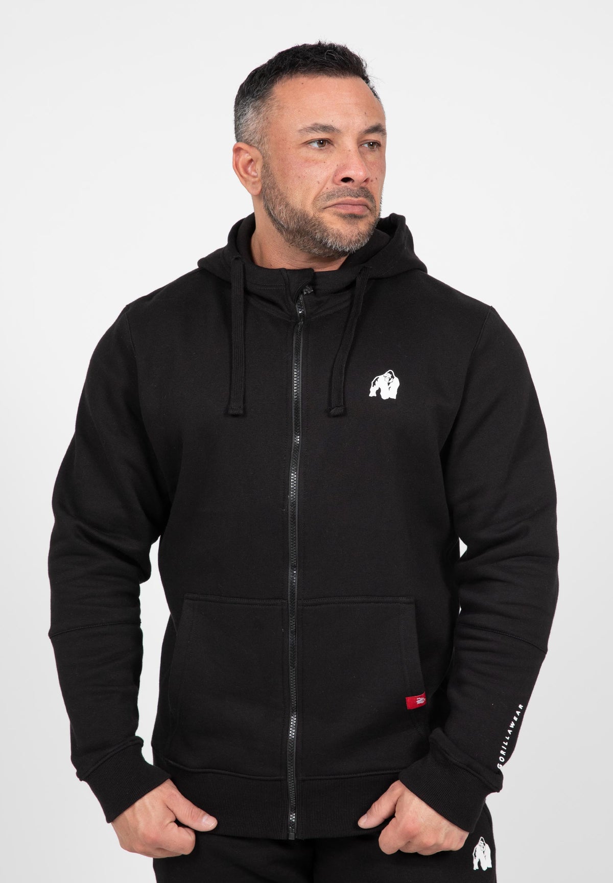 Gorilla Wear Leon Vest met Capuchon - Zwart - Hoofdafbeelding