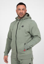 Gorilla Wear Leon Vest met Capuchon - Groen - Hoofdafbeelding