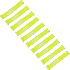 Lifemaxx LMX Mini Weerstandsband - Extra licht - Geel - 10 stuks - Hoofdafbeelding
