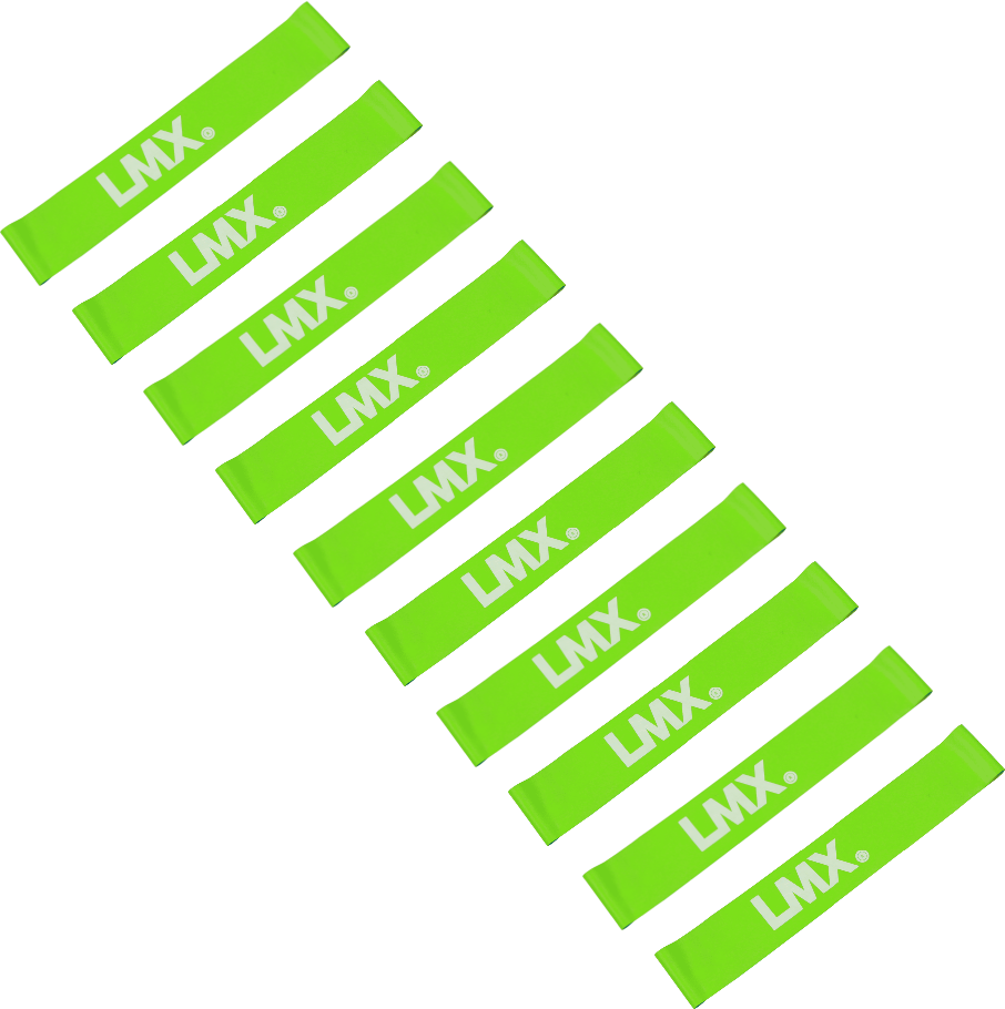 Lifemaxx LMX Mini Weerstandsband - Licht - Groen - 10 stuks - Hoofdafbeelding