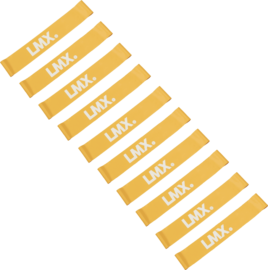 Lifemaxx LMX Mini Weerstandsband - Medium - Oranje - 10 stuks - Hoofdafbeelding
