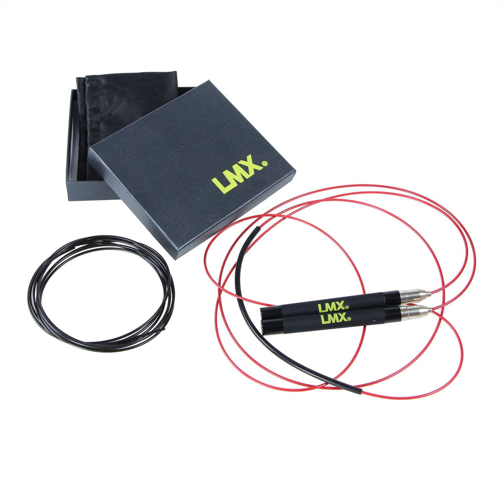 Lifemaxx LMX Speed Rope Pro - Zwart/Rood - Hoofdafbeelding