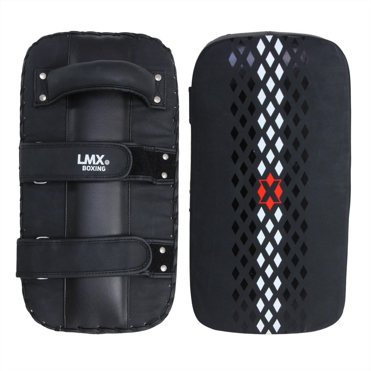 Lifemaxx LMX Boxing Arm Pads Leather - Set - Hoofdafbeelding