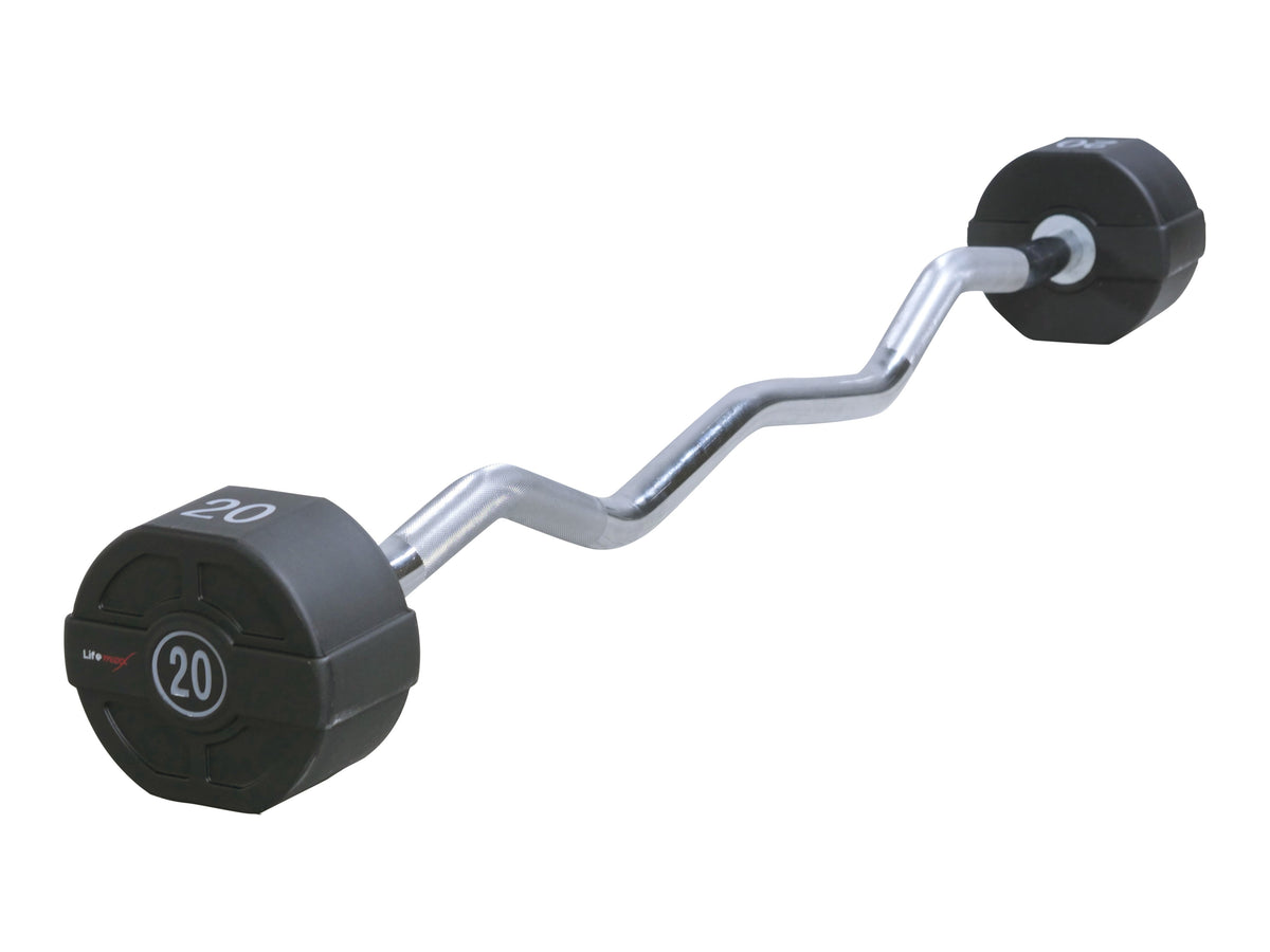 Lifemaxx PU EZ Curl Halterstang 20 kg - Productafbeelding