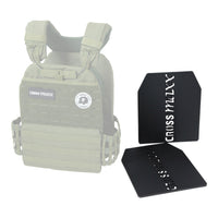 Lifemaxx Crossmaxx Tactical Vest Plate - Set 2 x 2,6 kg - Hoofdafbeelding