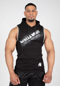 Gorilla Wear Loretto Mouwloze Hoodie - Zwart - Hoofdafbeelding