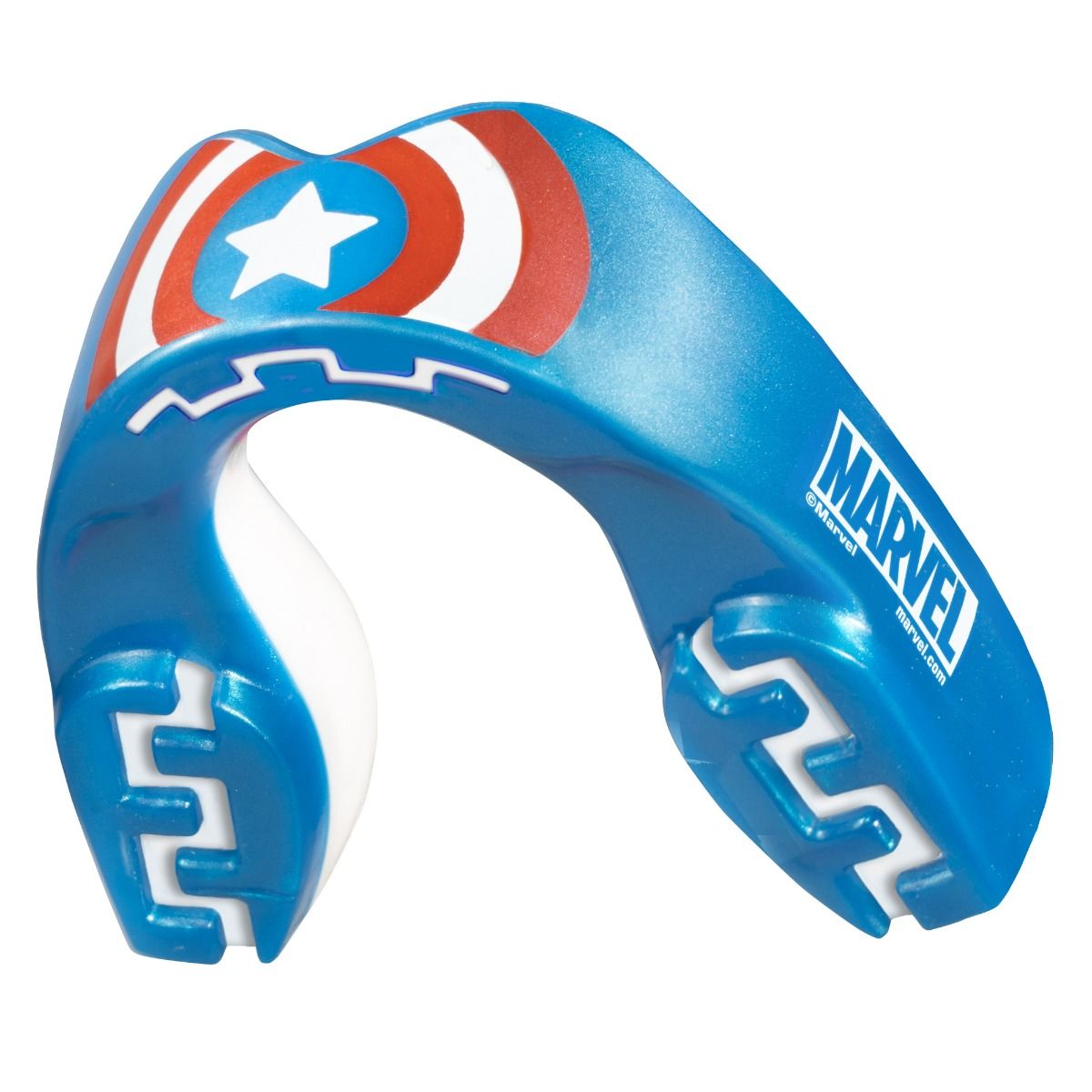 SafeJawz Marvel Captain America Mouthguard - Gebitsbeschermer - Productafbeelding