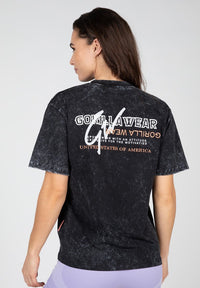 Gorilla Wear Medina Oversized T-shirt - Washed Zwart - Hoofdafbeelding