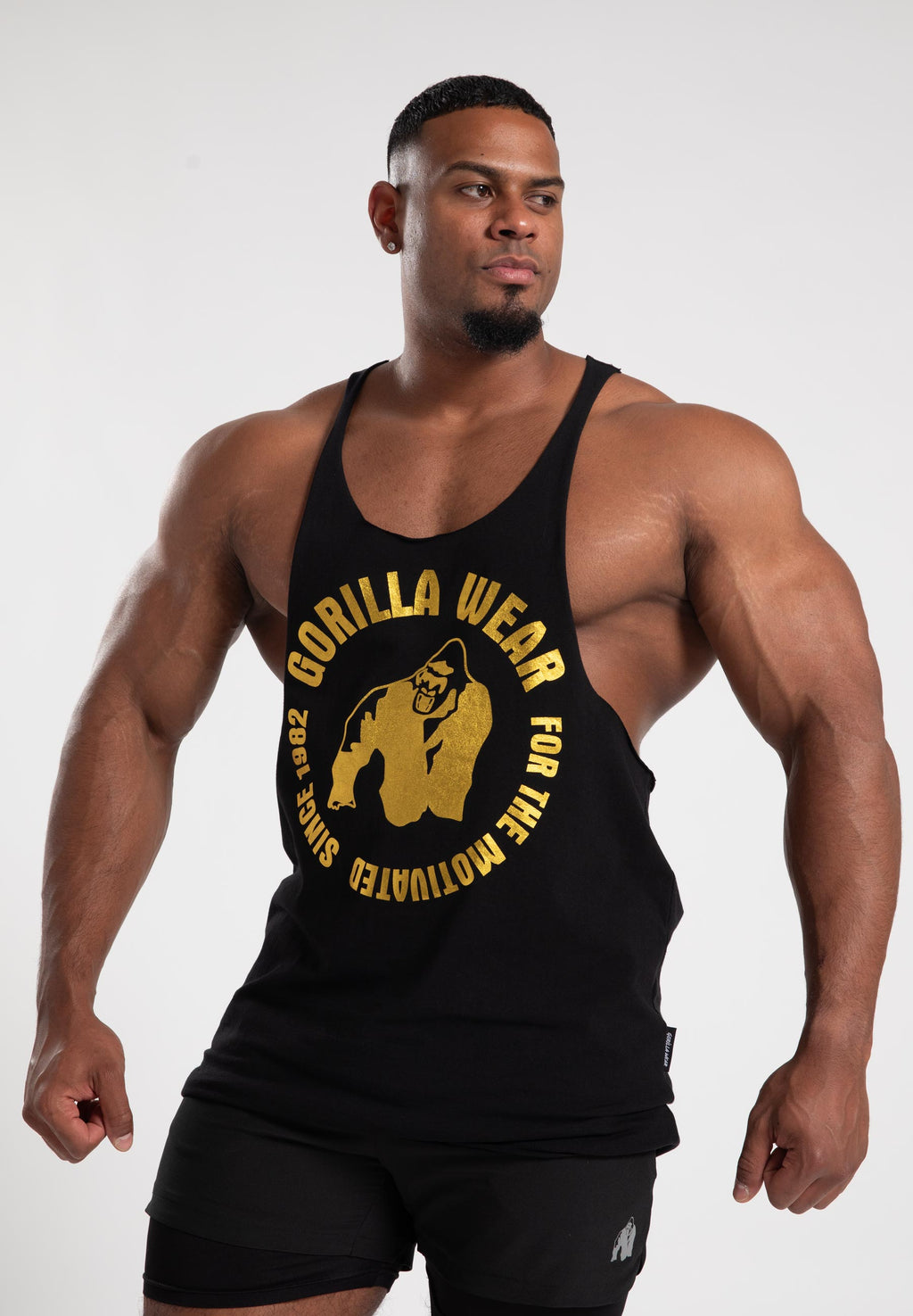 Gorilla Wear Melrose Stringer - Zwart/Goud - Hoofdafbeelding